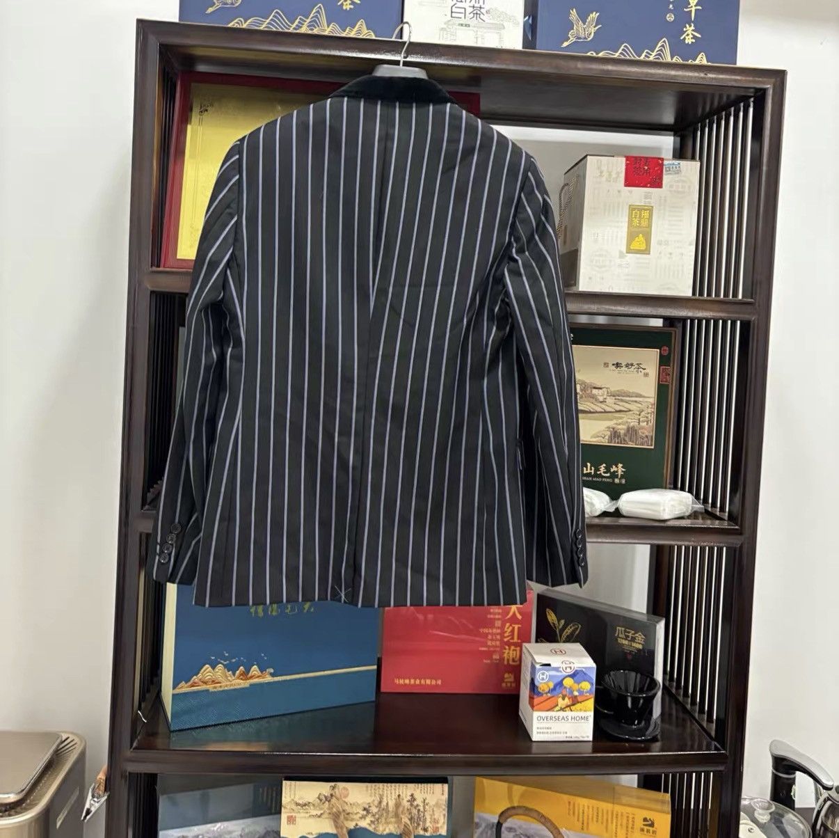 Lanvin Lanvin Wool Single-Breasted Striped Blazer J2 Size US M / EU 48-50 / 2 - 2 Thumbnail