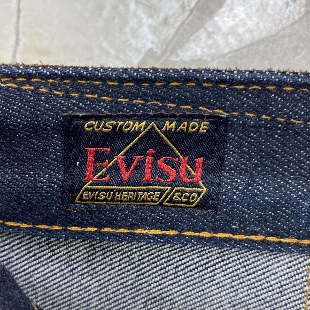 Evisu Embroidered Daicock Selvedge Denim Jeans Size US 31 - 9 Thumbnail