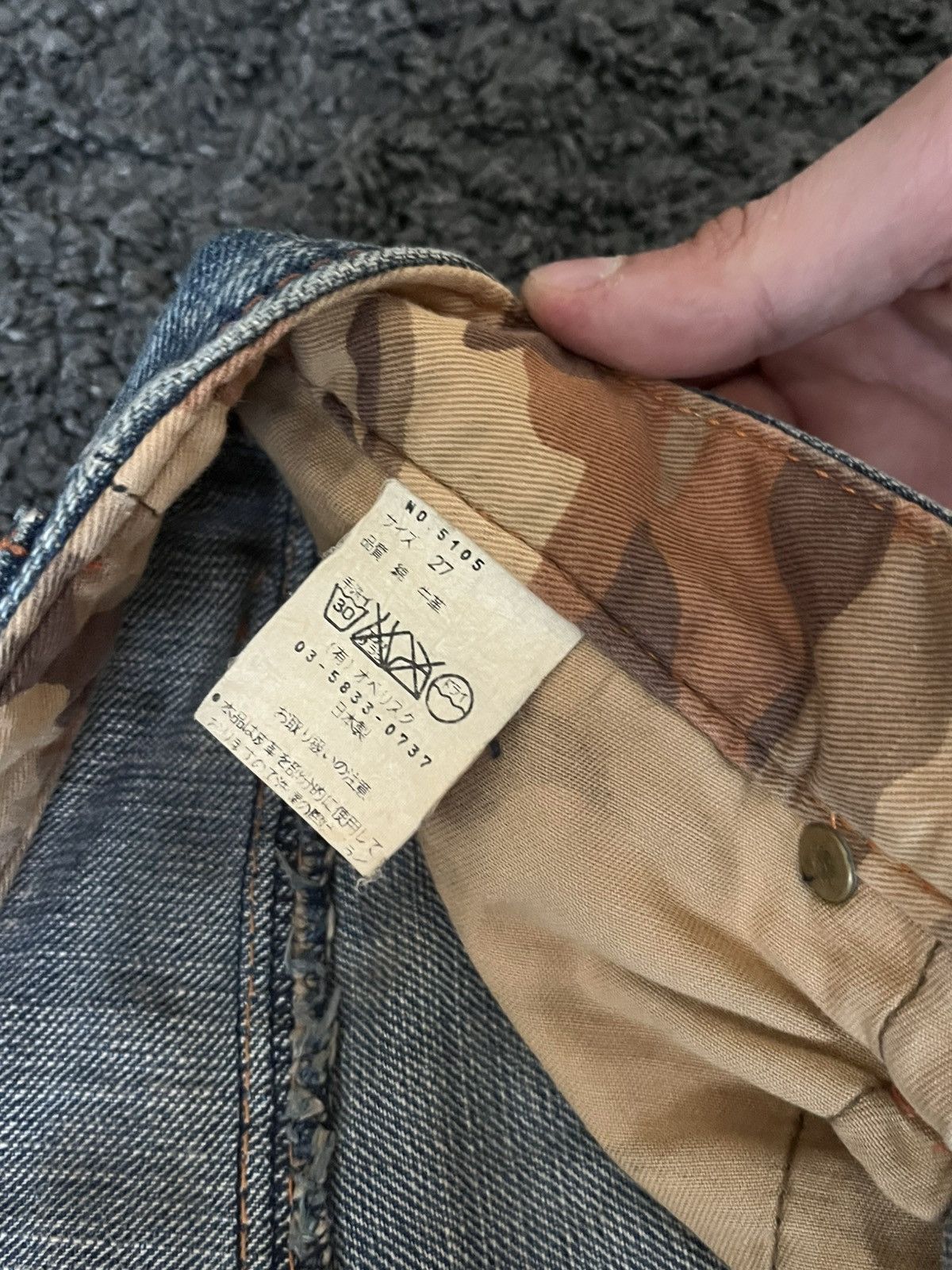 Obelisk Obelisk SS06 mudwashed fringe denim Size US 27 - 8 Thumbnail