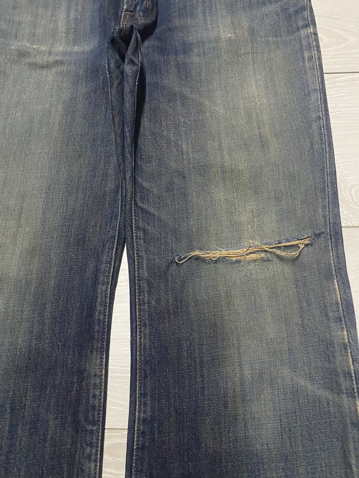 Hysteric Glamour Vintage Japanese Brand Gold Rush Bootcut Flare Jeans Size US 31 - 8 Thumbnail
