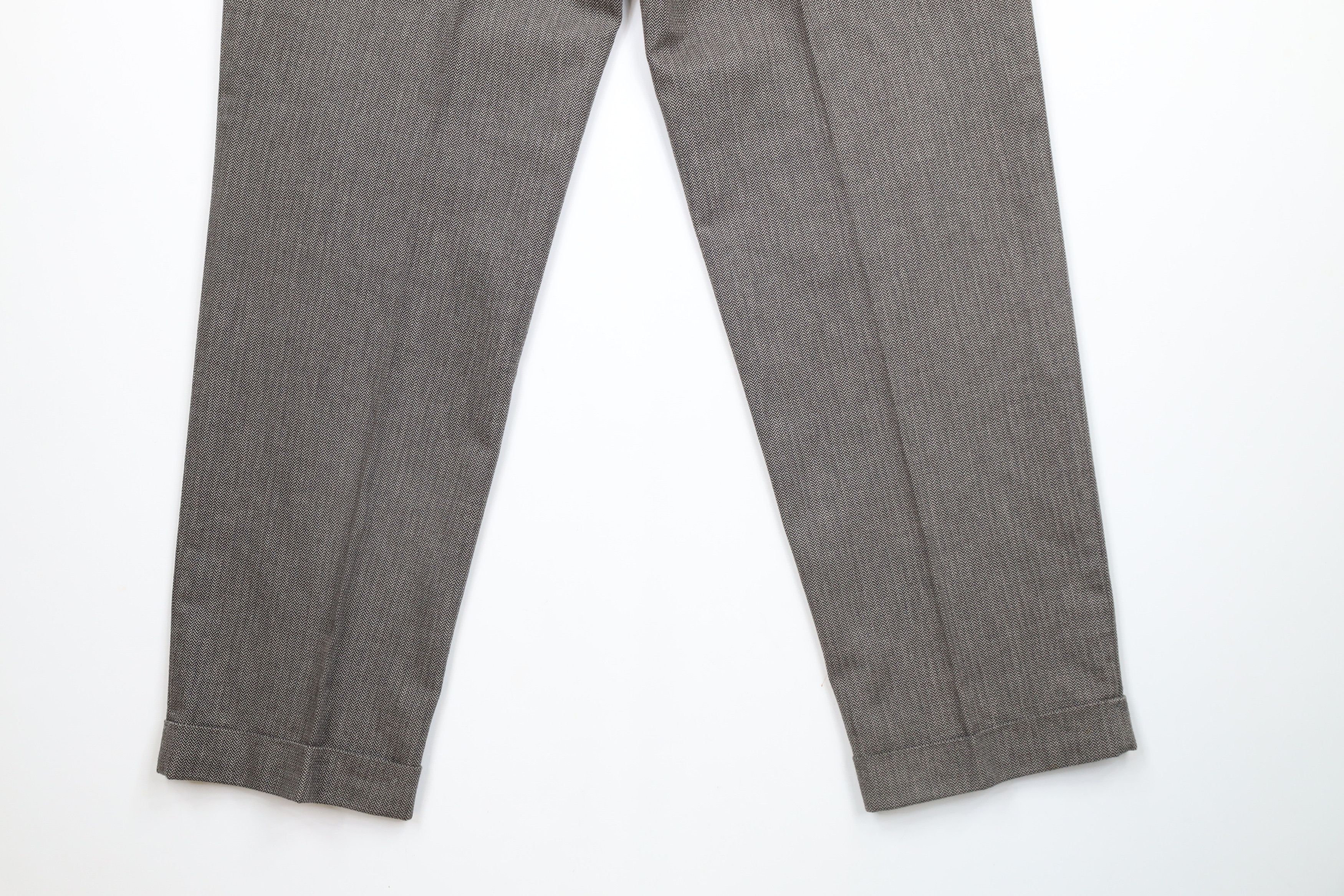 Vintage Vintage 90s Streetwear Dye Pleated Cuffed Cotton Chino Pants Size US 32 / EU 48 - 11 Thumbnail