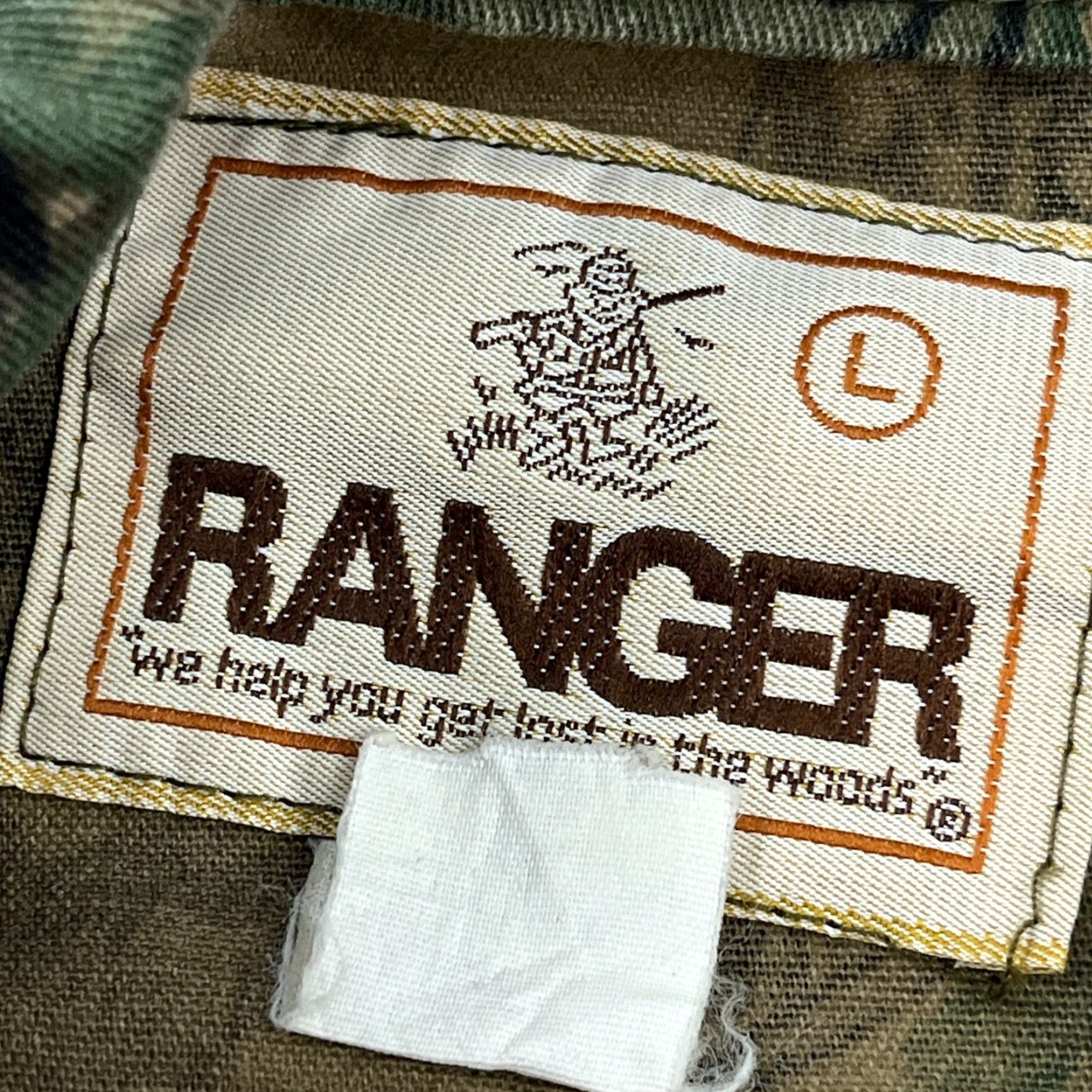 Vintage VINTAGE Ranger Jacket Men L Brown Camouflage Canvas Button Up Military Shacket All Seasons Pockets Logo 80s USA Size US L / EU 52-54 / 3 - 7 Thumbnail