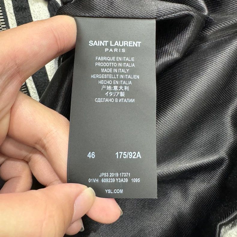 Saint Laurent Paris Saint Laurent Striped hooded jacket 2504-Nextarrow Size US S / EU 44-46 / 1 - 3 Thumbnail