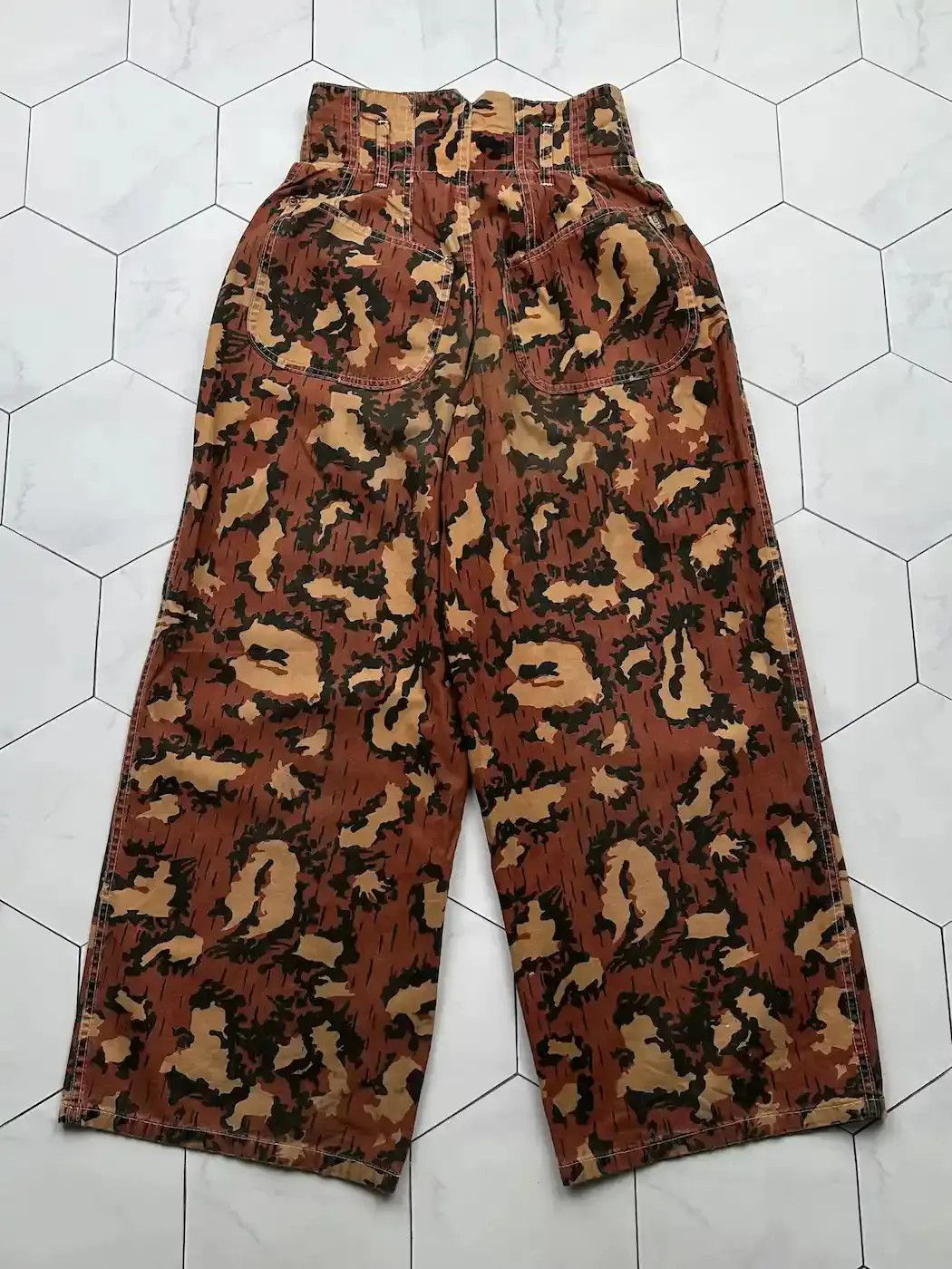 Japanese Brand Vintage Parachute Printed Pants E2 Size 25" / US 0 / IT 36 - 7 Thumbnail