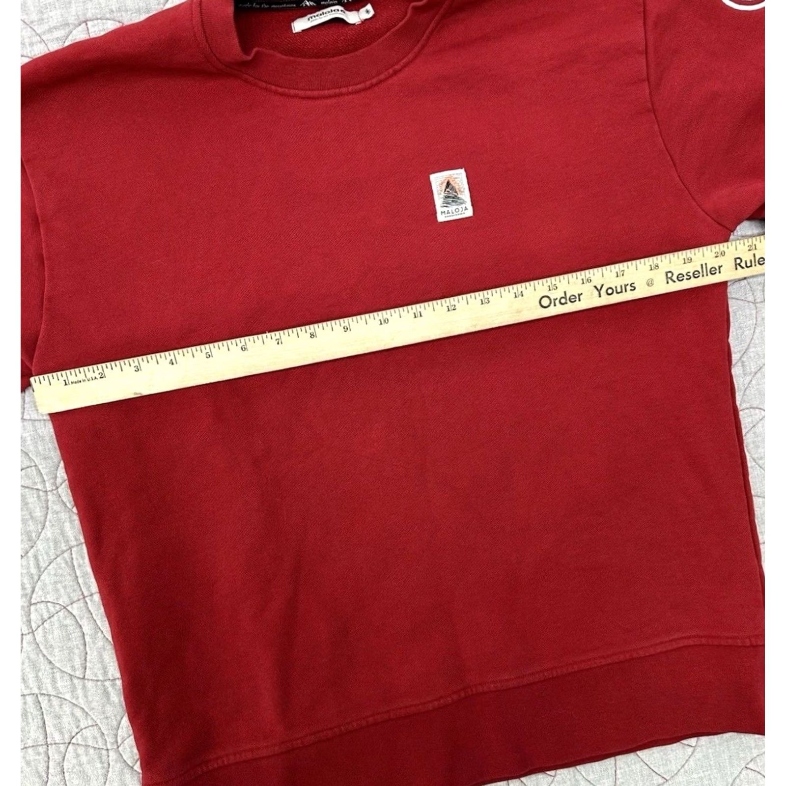 The Mountain Maloja Sweatshirt Red Men’s Medium Size US M / EU 48-50 / 2 - 6 Thumbnail