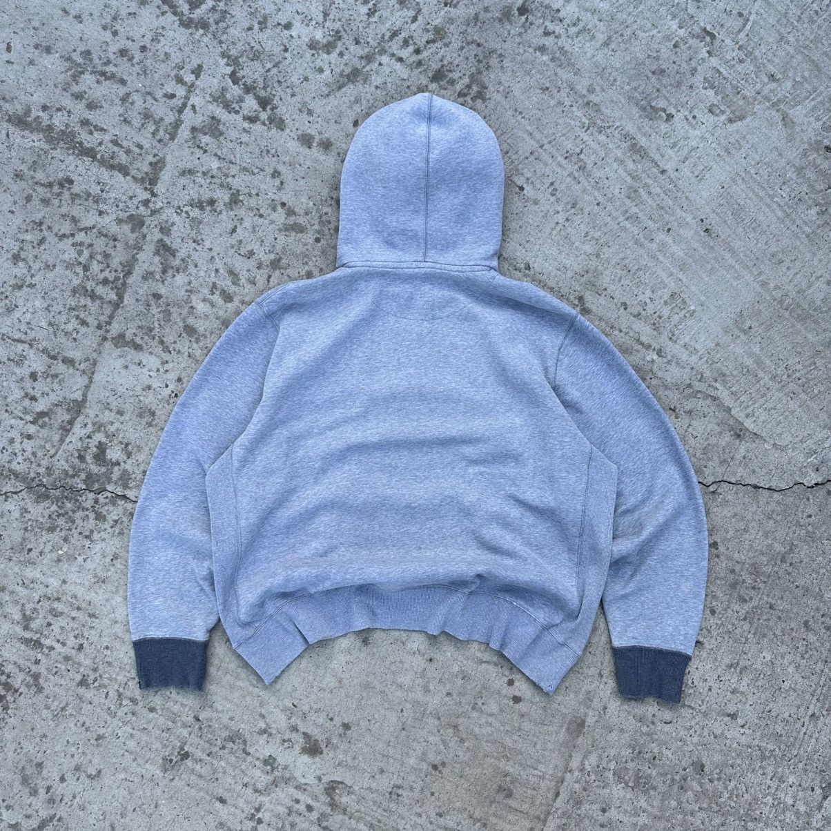 Nike VTG Nike Hoodie Blue Swoosh Size XXL Y2K 00s Grunge Crazy Size US XXL / EU 58 / 5 - 2 Thumbnail