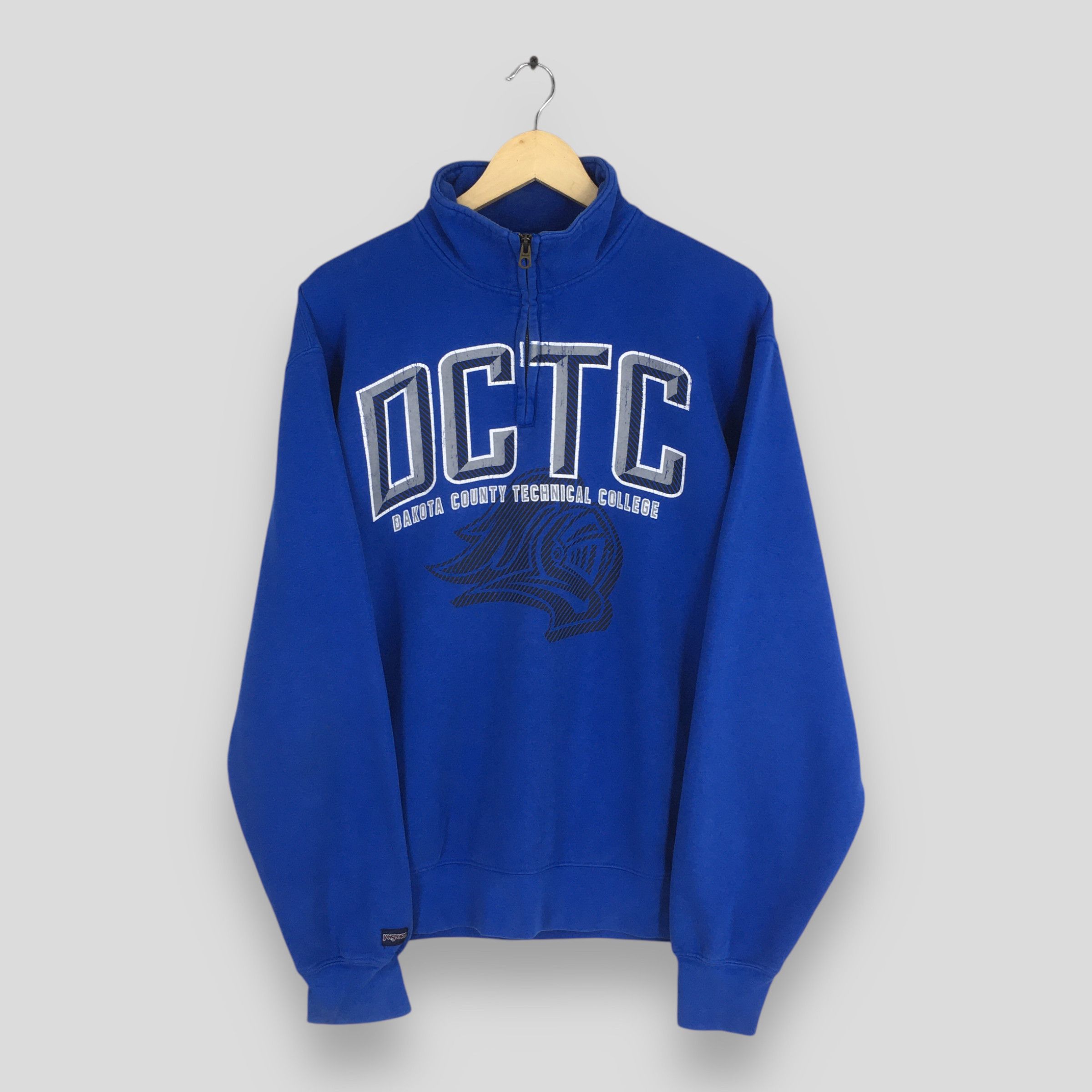 NCAA 90s Dakota County Technical College Half Zipper Sweatshirt L Size US L / EU 52-54 / 3 - 1 Thumbnail
