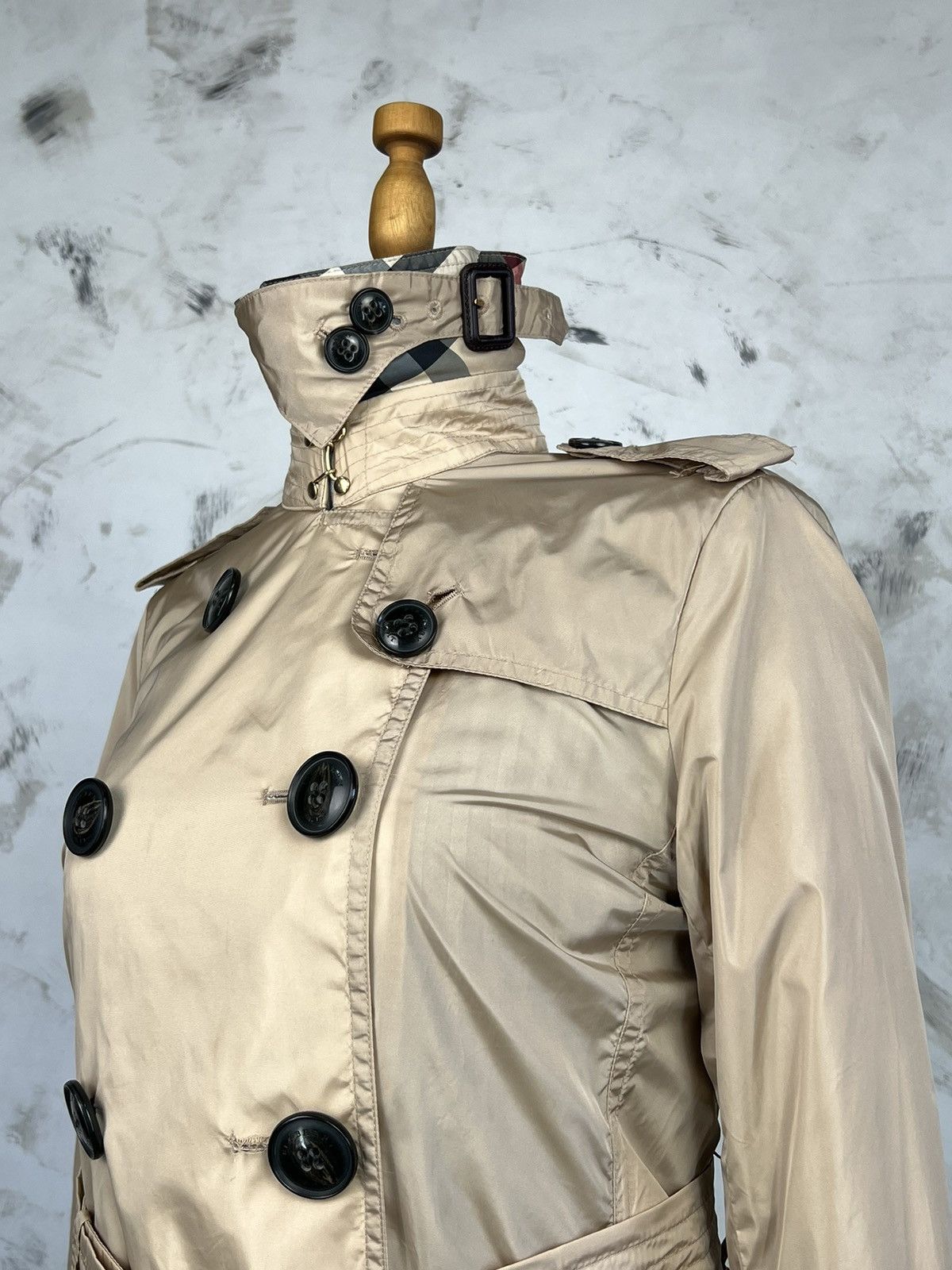 Burberry Burberry Brit Trench Coat Jacket Size XS - S US 4 Size S / US 4 / IT 40 - 7 Thumbnail