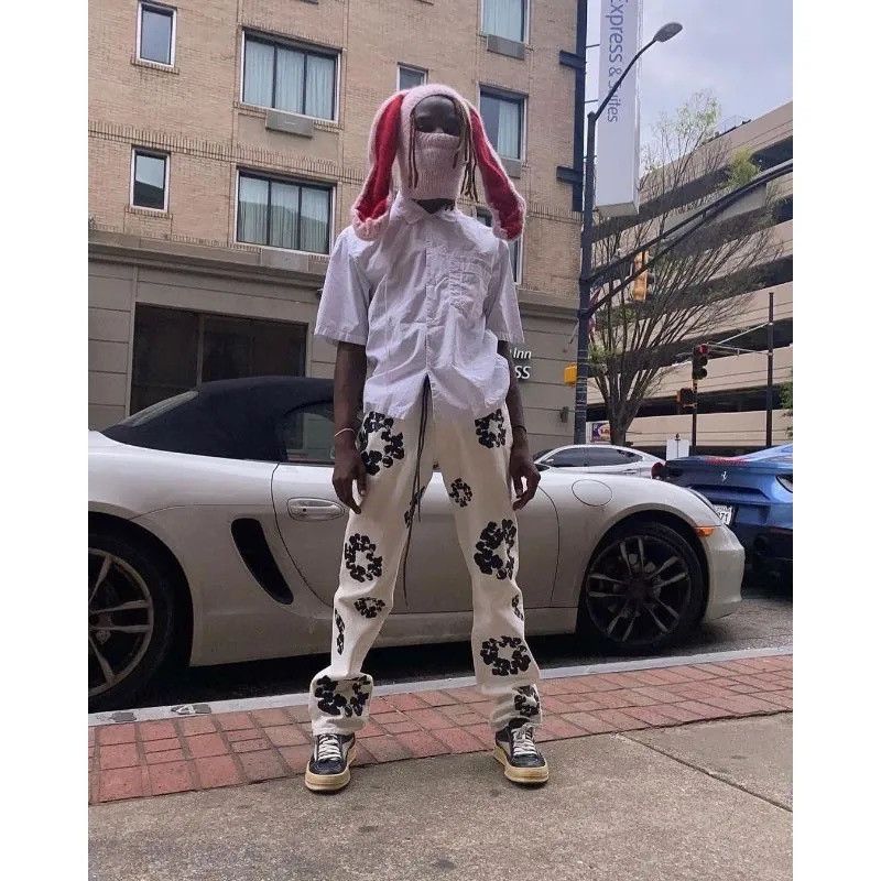 DENIM TEARS × Levi's Denim Tears x Levi's Cotton Wreath Jean White Size US 26 / EU 42 - 4 Thumbnail