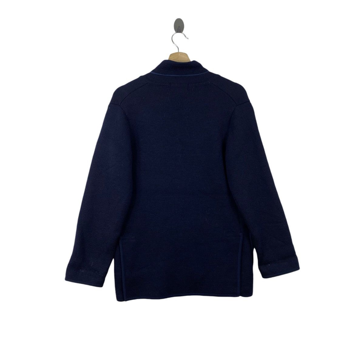 Japanese Brand × SHIPS SHIPS Japanese Brand Wool Navy Cardigan Sweatshirt Size US M / EU 48-50 / 2 - 3 Thumbnail