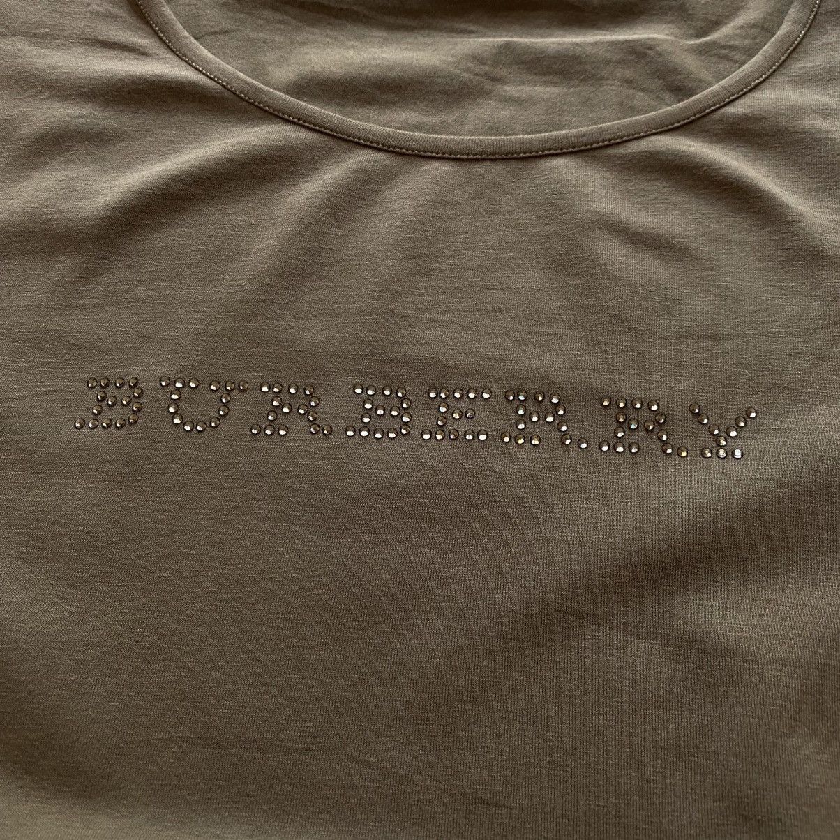 Burberry Vintage Burberry Red Label Rhinestone Big Logo T-shirt Tee Size XL / US 12-14 / IT 48-50 - 2 Thumbnail