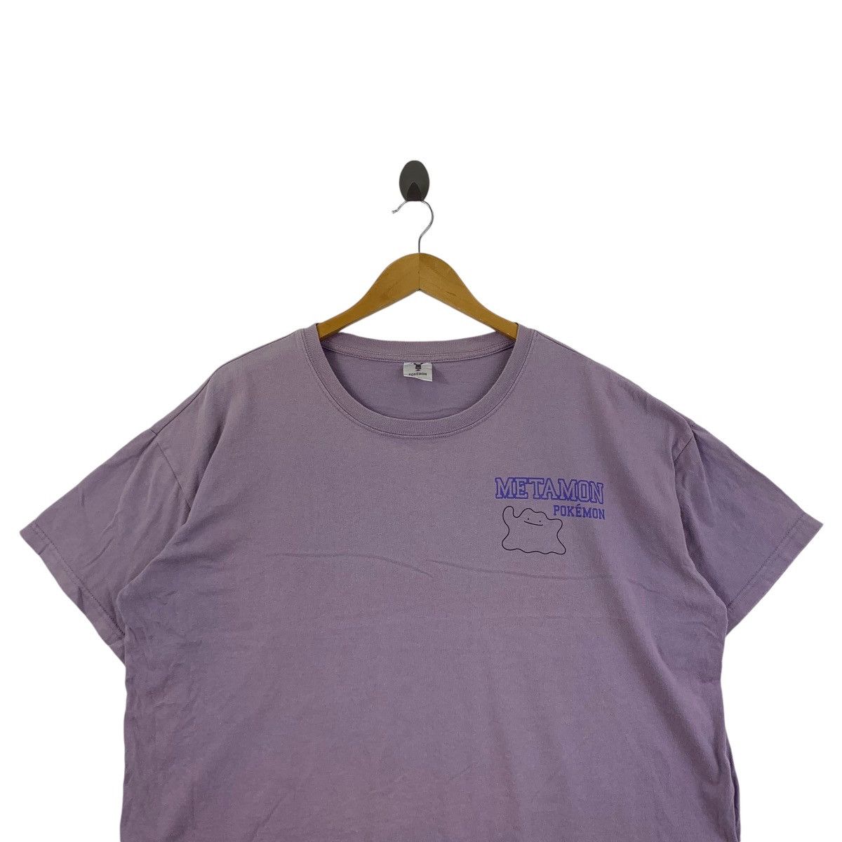 Pokemon POKEMON METAMON Pocket Monster Baggy Tee Shirt Size 3XL / US 20-22 - 2 Thumbnail