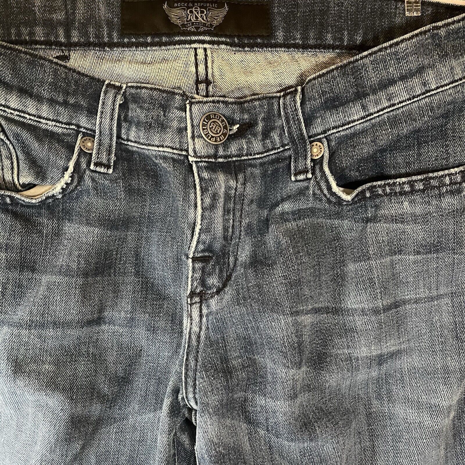 Rock & Republic Rock & Republic Women's Flare Denim Jeans Size 28 Size 28" / US 6 / IT 42 - 3 Thumbnail