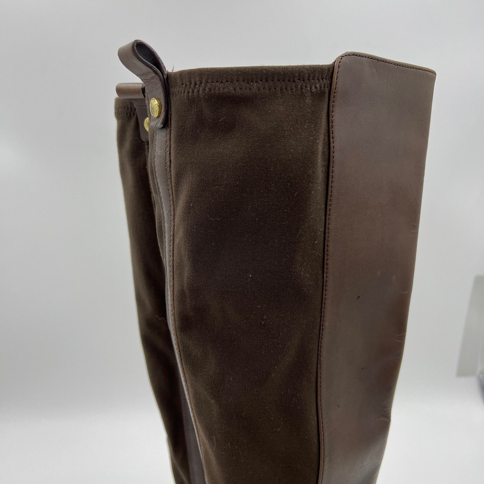 Michael Kors Michael Kors Arley Riding Boots Brown Knee High Leather Size US 8.5 / IT 38.5 - 8 Thumbnail