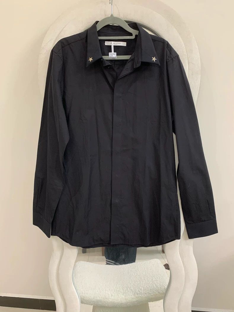 Givenchy Givenchy Long-sleeved shirt with a metal three-dimensional Size US L / EU 52-54 / 3 - 3 Thumbnail