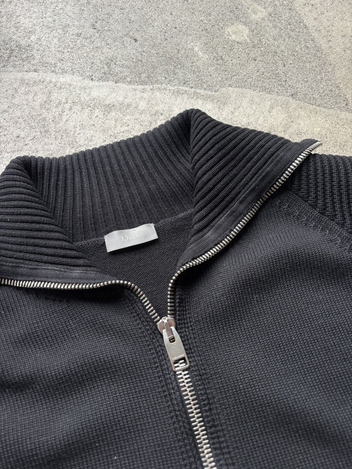 Dior × Hedi Slimane Dior Homme Hedi Slimane AW07 ‘Navigate’ wool armored zip up Size US L / EU 52-54 / 3 - 4 Thumbnail