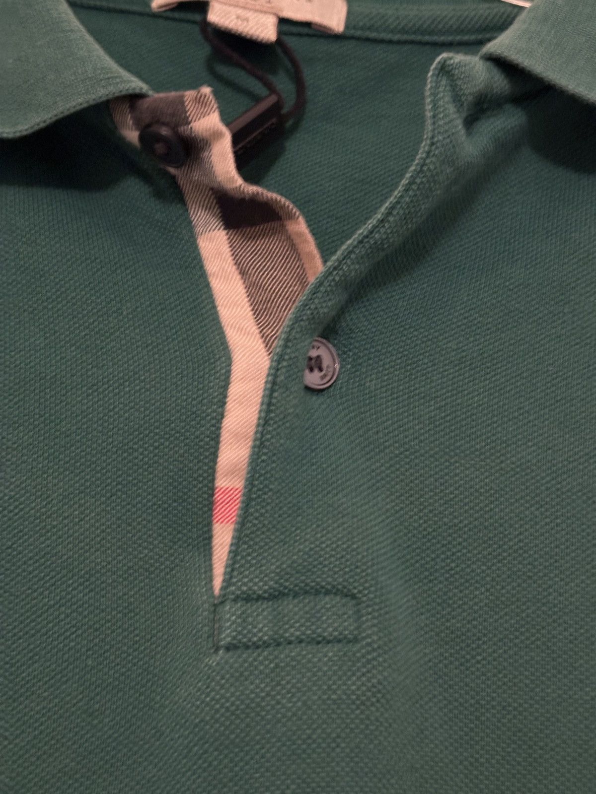 Burberry × Designer × Vintage Burberry Green Polo men’s medium Size US M / EU 48-50 / 2 - 7 Thumbnail