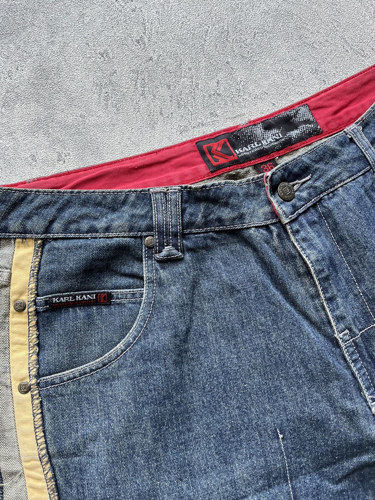 Karl Kani 2000s KARL KANI HERITAGE TWENTY THREE BAGGY PANTS Size US 36 / EU 52 - 8 Thumbnail