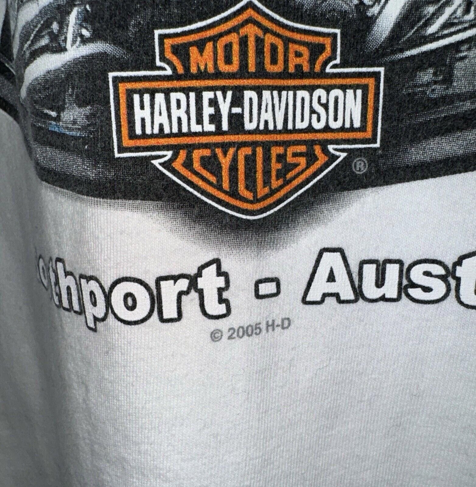 Harley Davidson Vintage Harley Davidson Australia Wild Free Biker Shirt 2XL Size US XXL / EU 58 / 5 - 7 Thumbnail