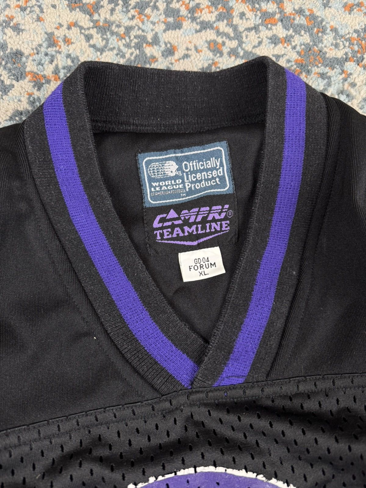 NFL × Vintage Vintage 1991 Frankfurt Galaxy American football jersey 90s Size US XL / EU 56 / 4 - 12 Thumbnail