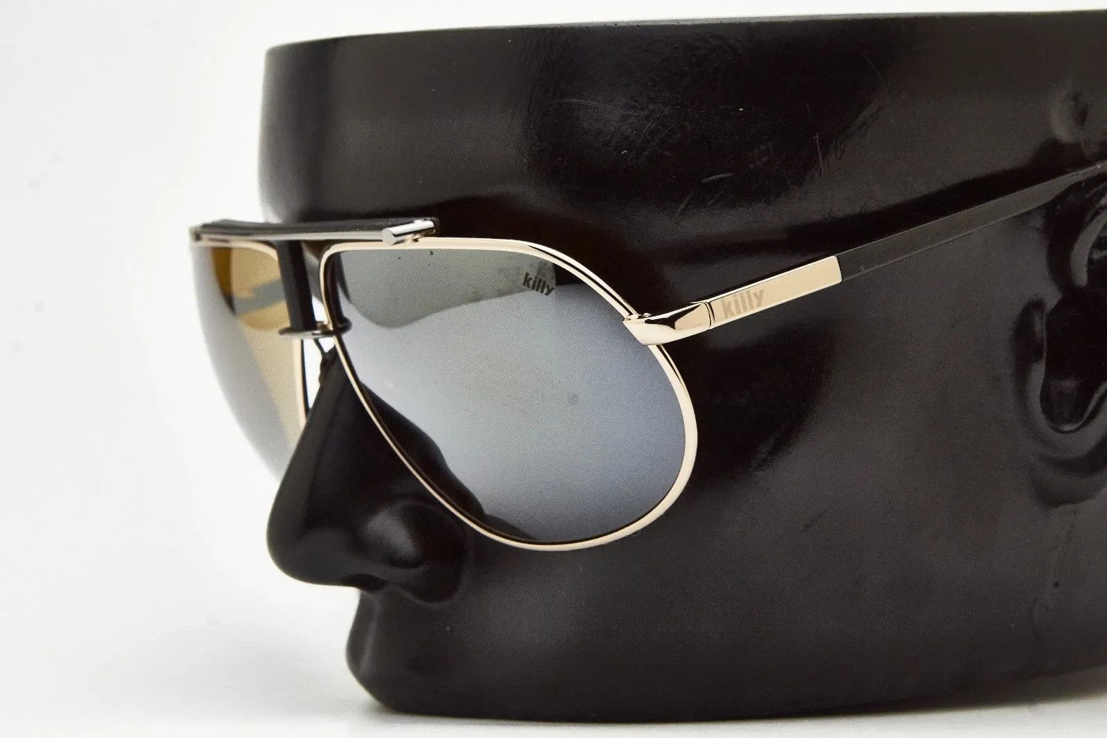 Other Vintage KILLY 470 Sunglasses Gold Palladium High End Aviator Size ONE SIZE - 5 Thumbnail