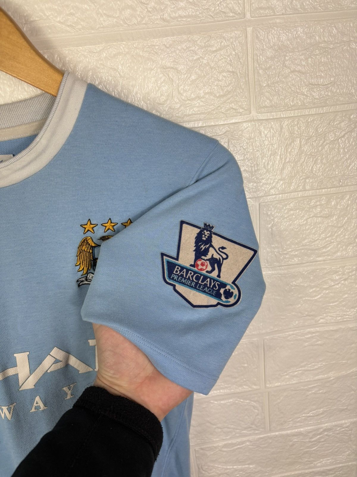 Umbro MANCHESTER CITY 2009-10 #10 ROBINHO FOOTBALL SOCCER JERSEY Size US S / EU 44-46 / 1 - 11 Thumbnail