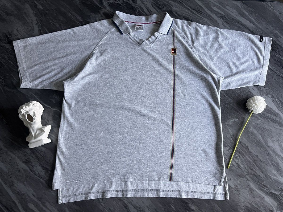Nike Nike : Dry Fit Jersey Shirt Stripe Embroider Logo Size US M / EU 48-50 / 2 - 2 Thumbnail