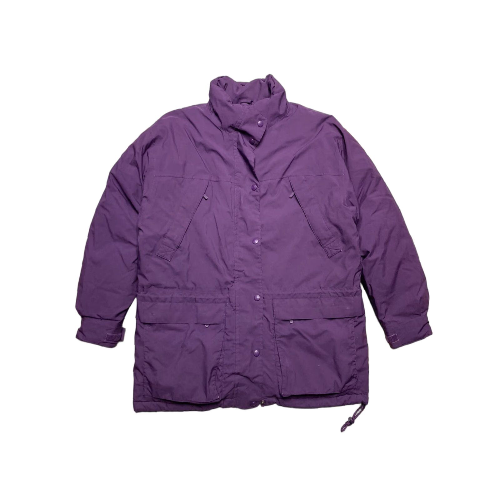 Eddie Bauer VINTAGE Eddie Bauer Ridge Line Goose Down Jacket Women Medium Purple Full Zip Parka Size M / US 6-8 / IT 42-44 - 1 Thumbnail