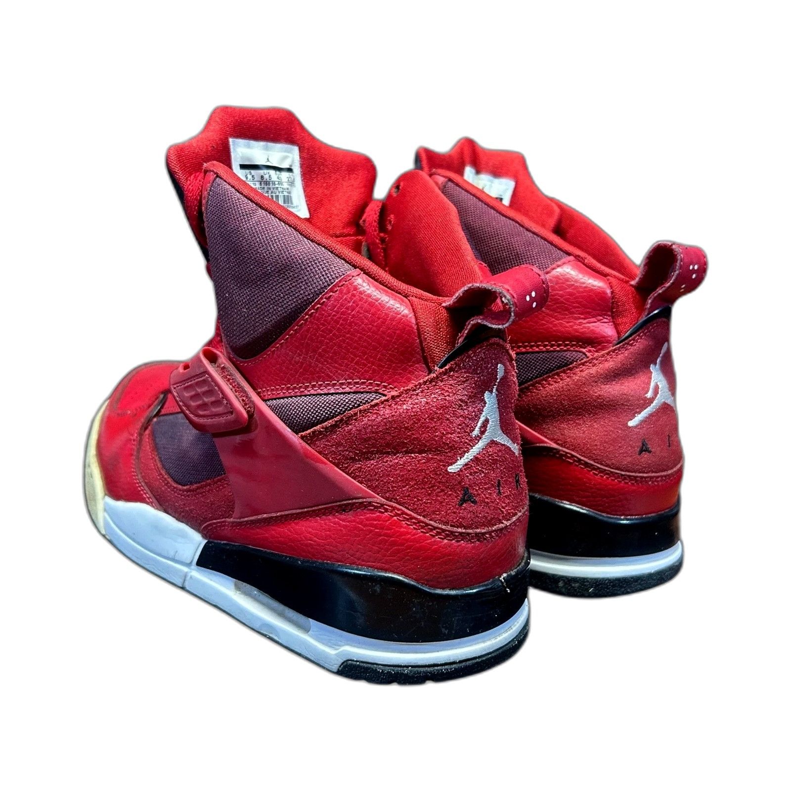 Jordan Brand Nike Mens Air Jordan Flight 45 High 616816-600 Red Basketbal Size US 9.5 / EU 42-43 - 4 Thumbnail