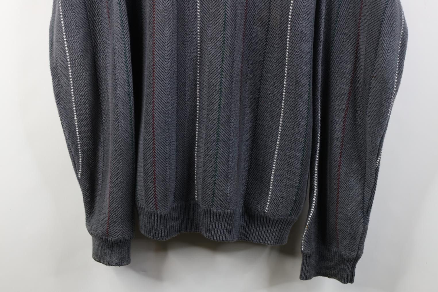 Polo Ralph Lauren Vintage 90s Chaps Ralph Lauren Herringbone Knit Sweater Size US XL / EU 56 / 4 - 3 Thumbnail