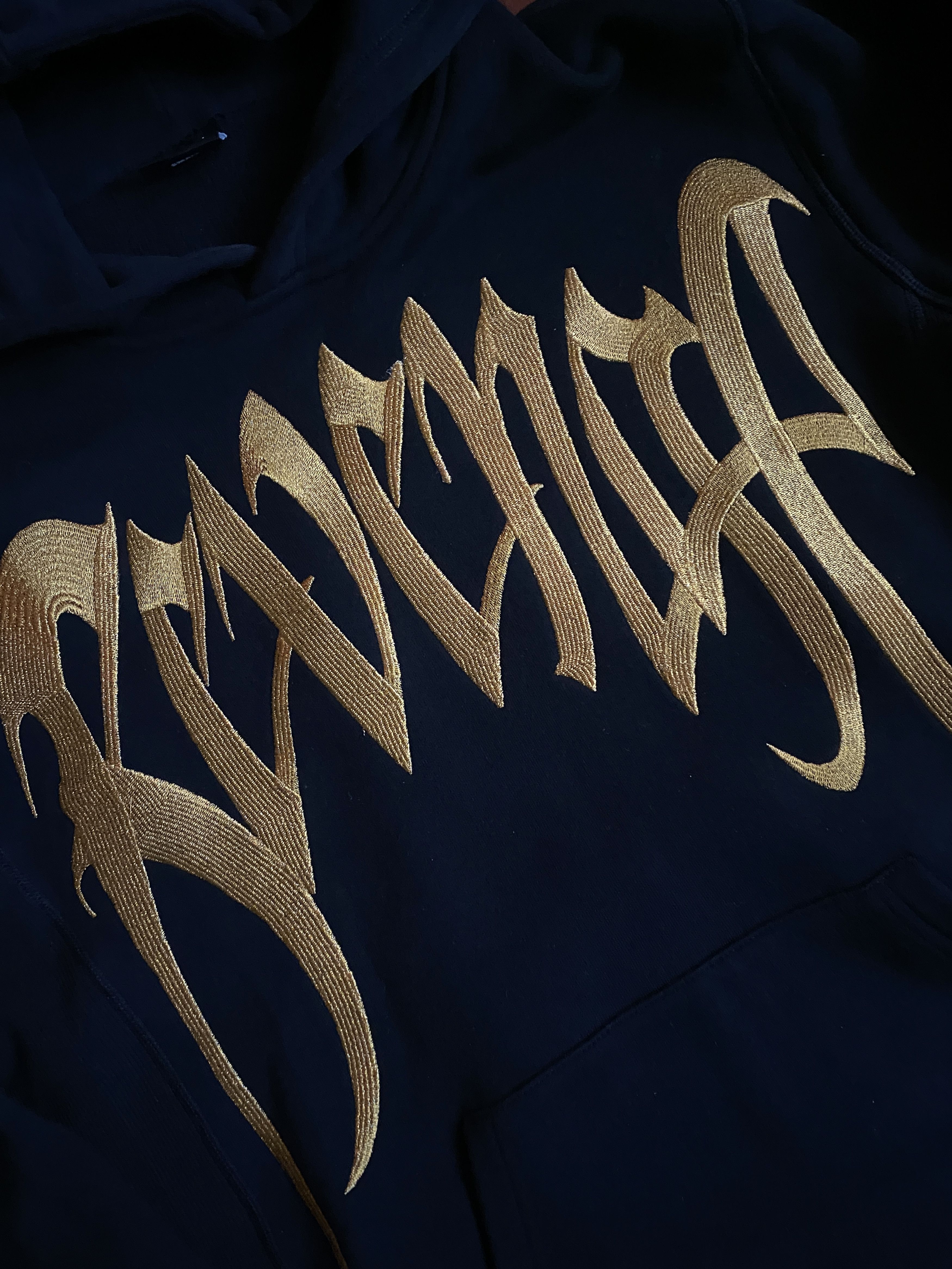 Revenge Gold Embroidered Hoodie Size US S / EU 44-46 / 1 - 2 Thumbnail