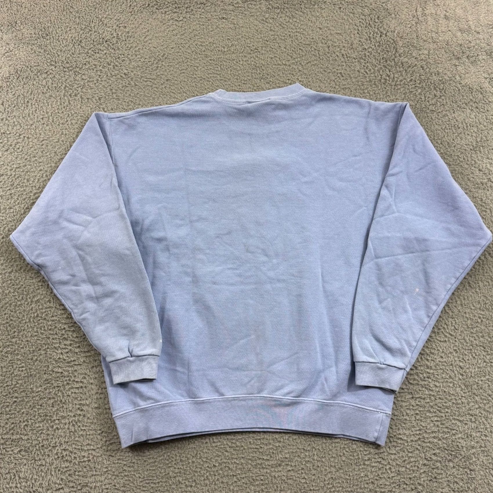 Vintage VINTAGE Adirondack Mountains Sweatshirt Adult XL Blue 90s Graphic Print Pullover Cotton Sweatshirt Mens Womens Size US XL / EU 56 / 4 - 6 Thumbnail