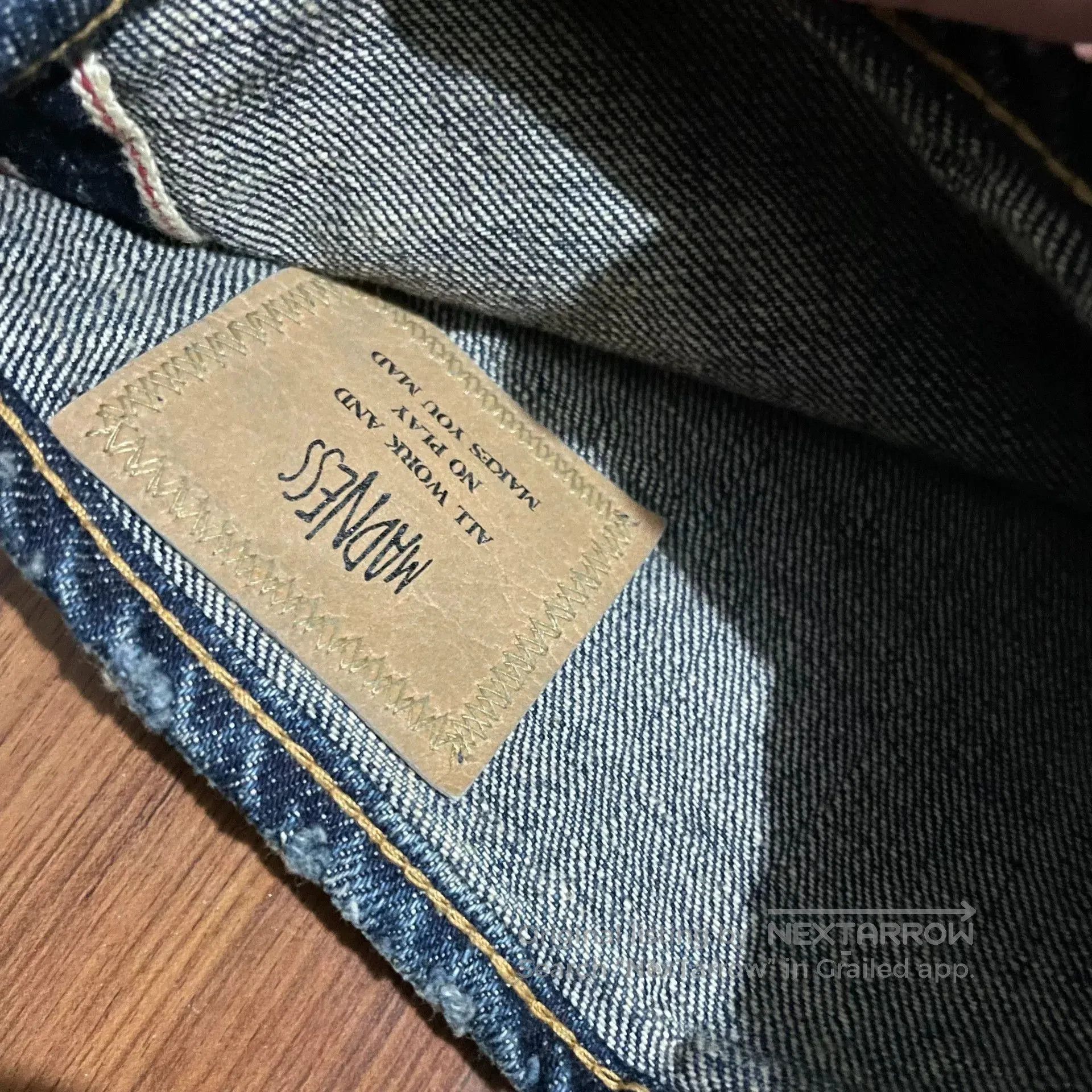 Madness MADNESS 21AW Ripped Baggy Jeans. Size US 30 / EU 46 - 6 Thumbnail