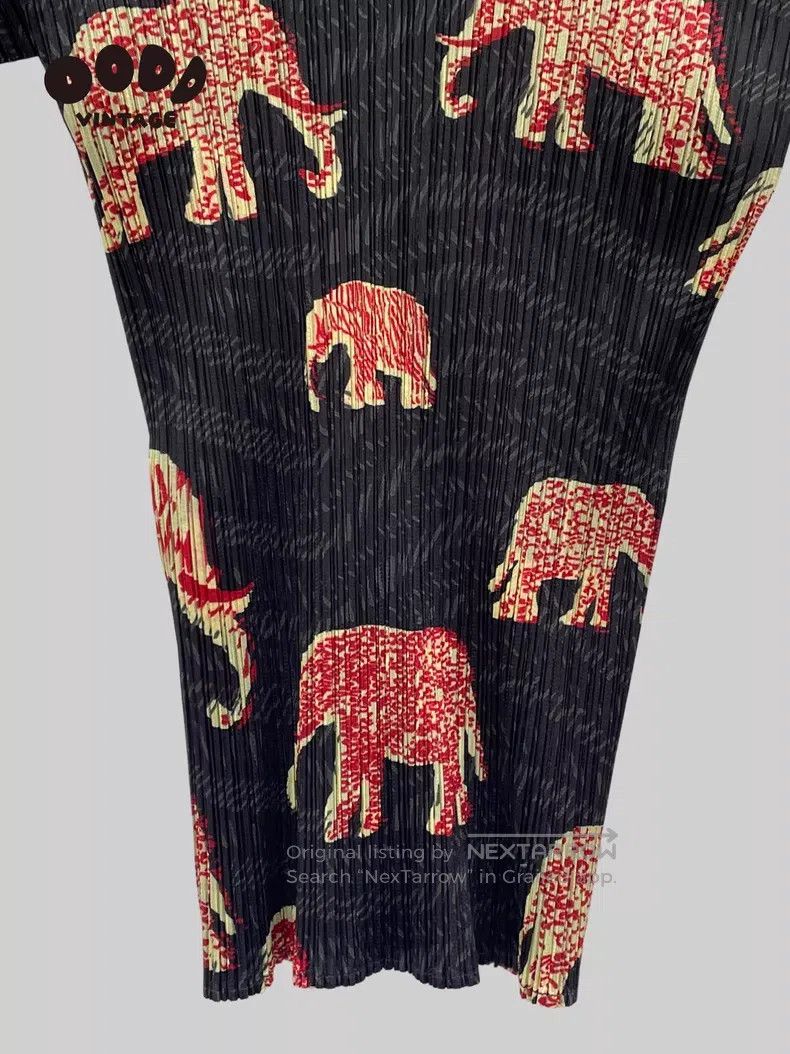 Issey Miyake Issey Miyake Elephant Ruched Short Sleeve Top Size L / US 10 / IT 46 - 5 Thumbnail