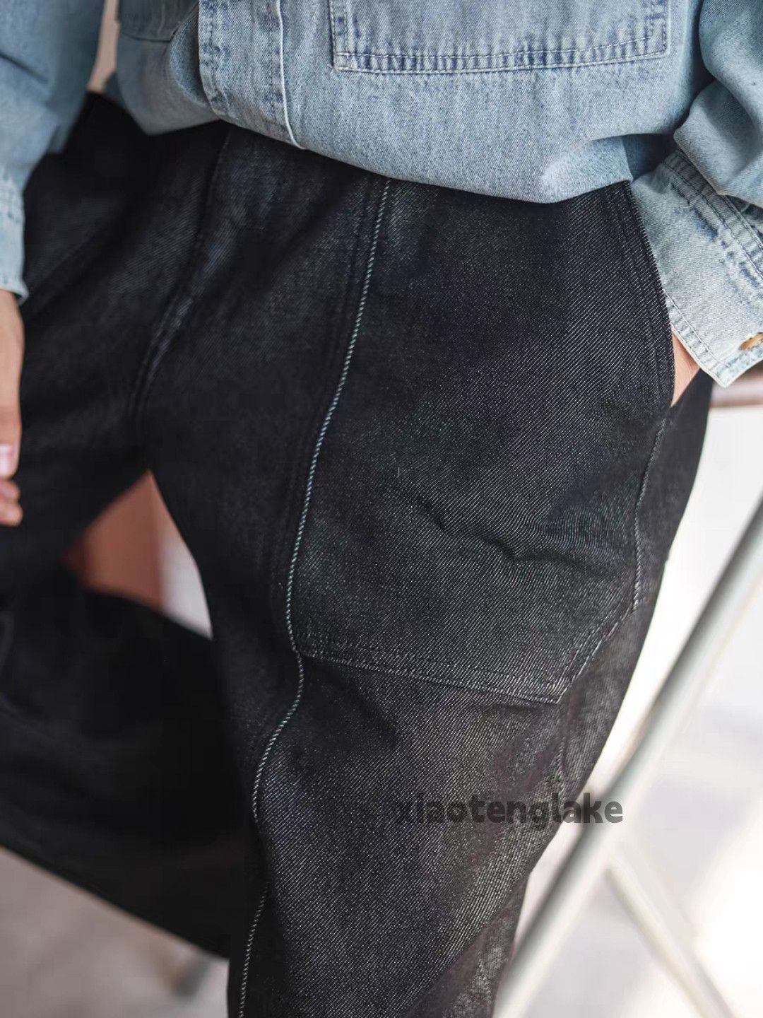 Vintage Utility loose baggy skate hiphop cargo sports jeans Size US 32 / EU 48 - 3 Thumbnail