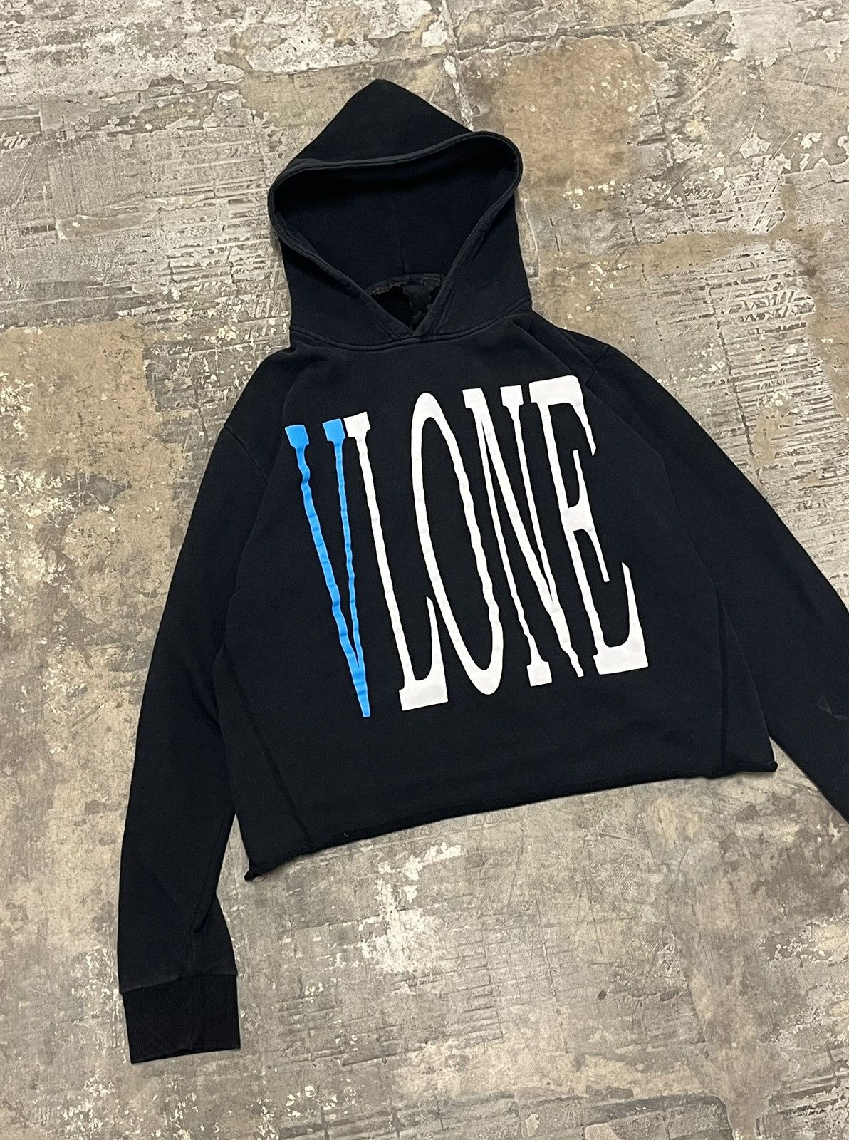 image of Barneys New York x Vlone Barney’S New York X C3125 Turquoise Staple Hoodie in Black, Men's (Size XL