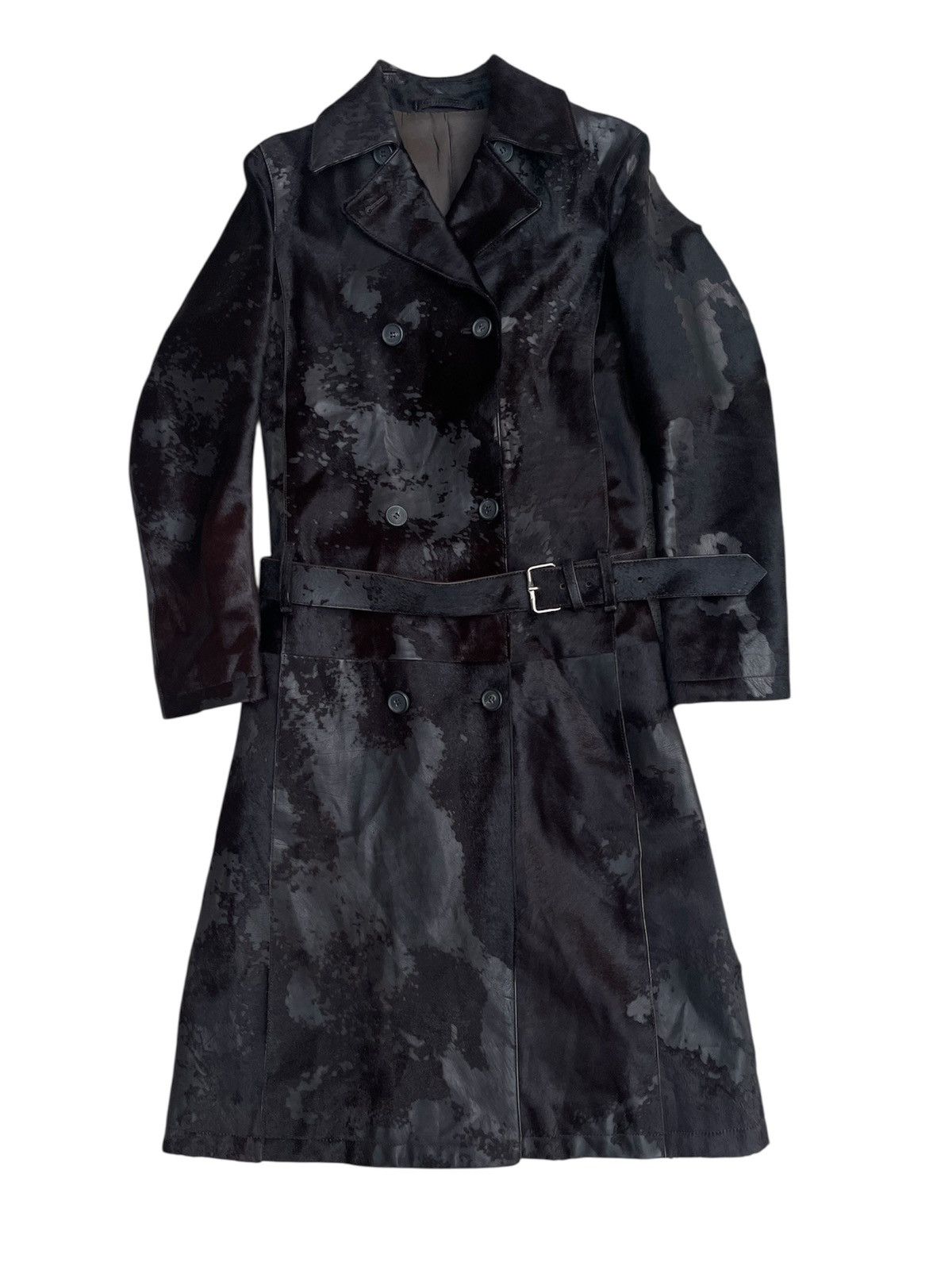 Neil Barrett Neil Barrett Double-Breasted Leather Coat Made in Italy Size XXS / US 00 / IT 34 - 2 Thumbnail