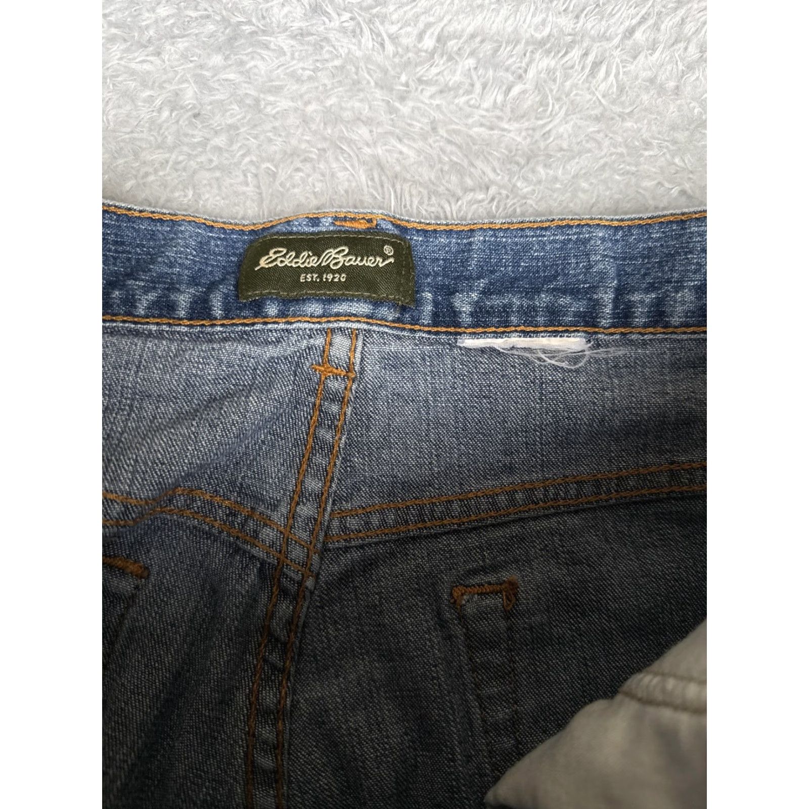 Eddie Bauer Eddie Bauer Jeans Women 28x31 Blue Denim Relaxed Straight Leg Medium Wash Casual Size 28" / US 6 / IT 42 - 6 Thumbnail