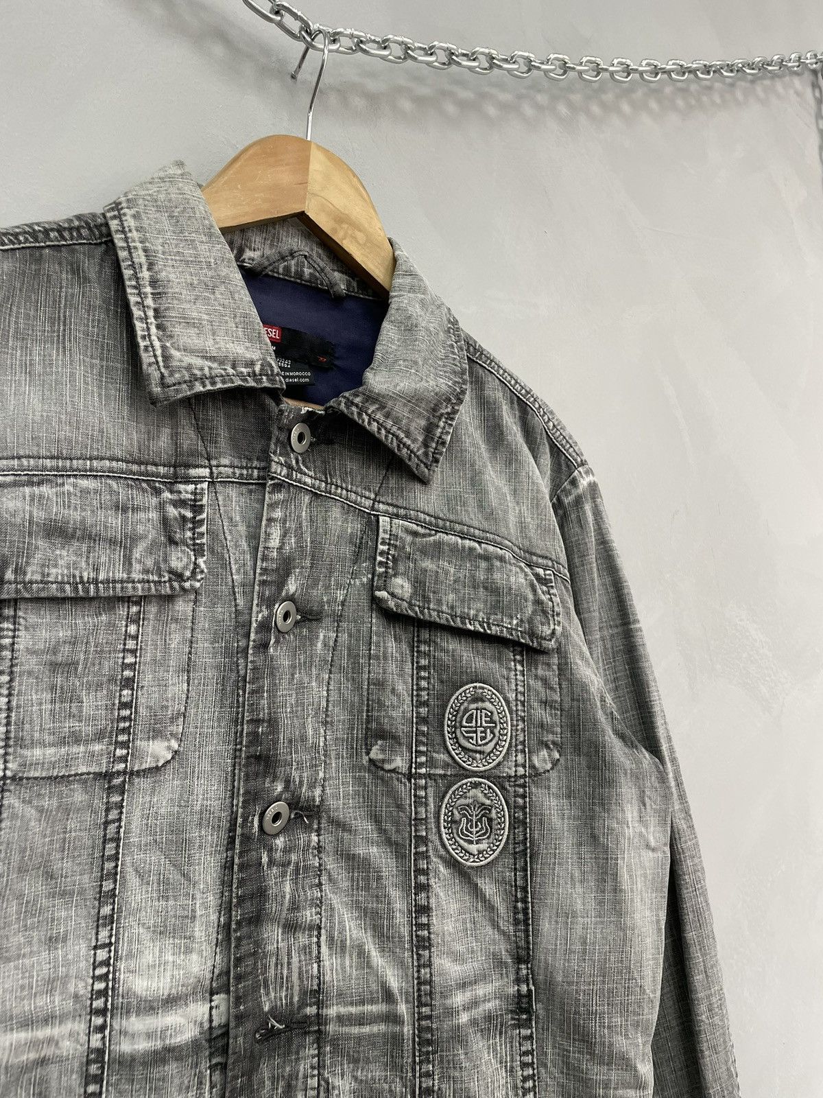 Diesel 90s Diesel washed trucker jacket retro jacket Size US M / EU 48-50 / 2 - 3 Thumbnail