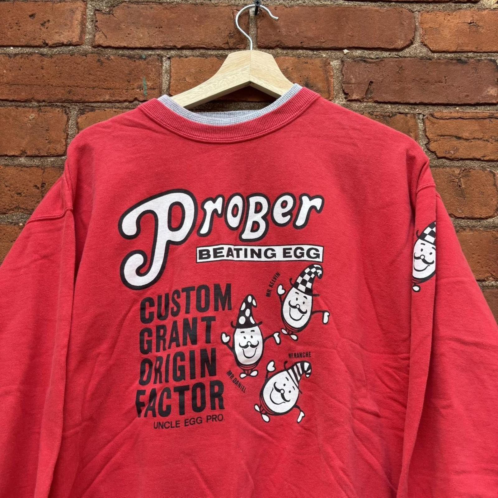 Other Vintage prober beating egg crewneck sweatshirt 90s S/M Size US S / EU 44-46 / 1 - 2 Thumbnail