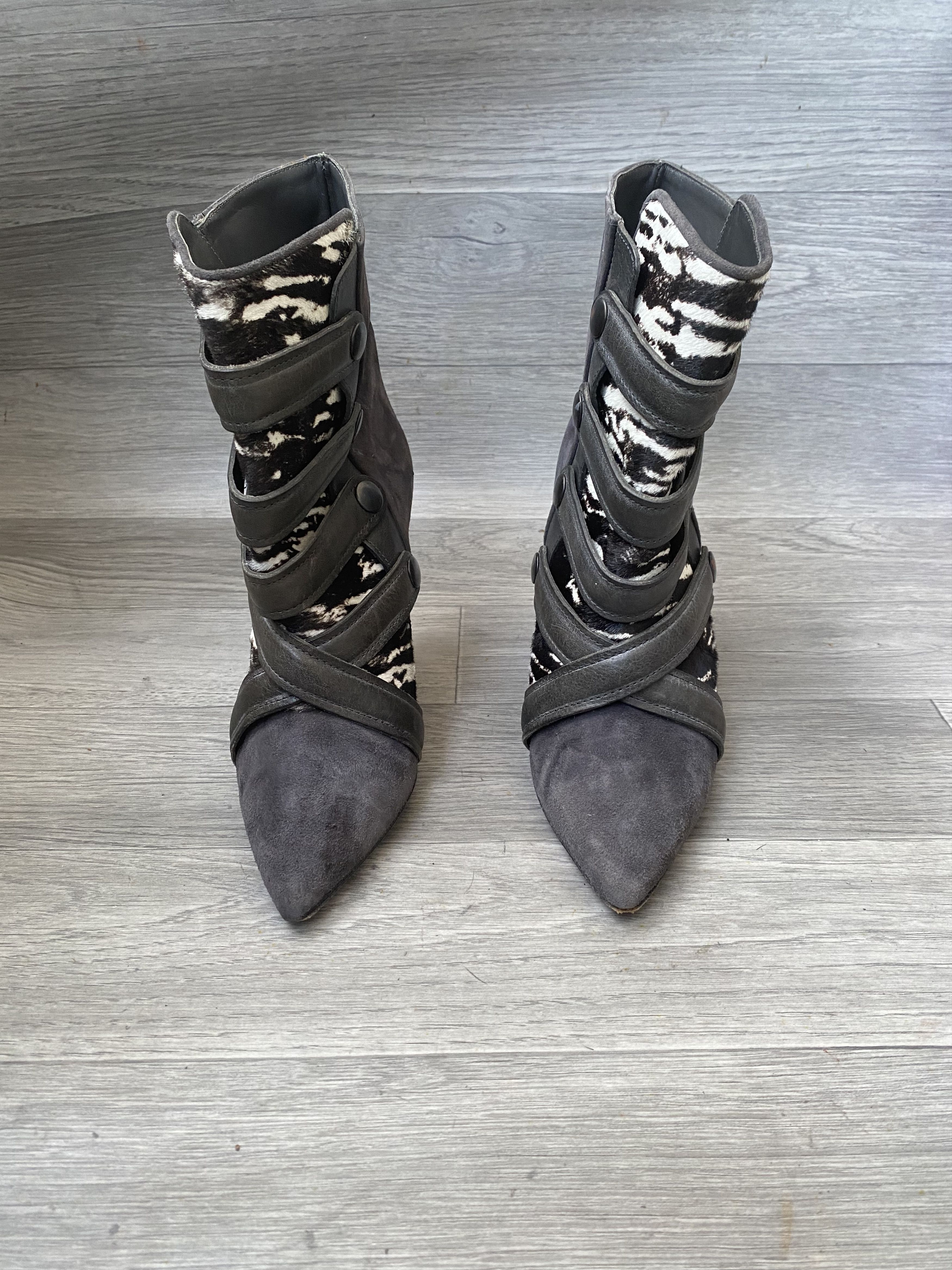 Isabel Marant Isabel marant tacy zebra print heel boots sz 36 Size US 6 / IT 36 - 5 Thumbnail