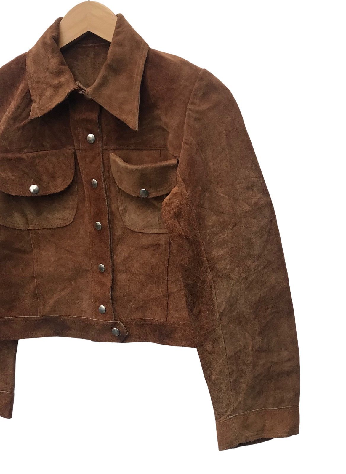 Leather Custom Made Women Suede Leather Jacket Size M / US 6-8 / IT 42-44 - 5 Thumbnail