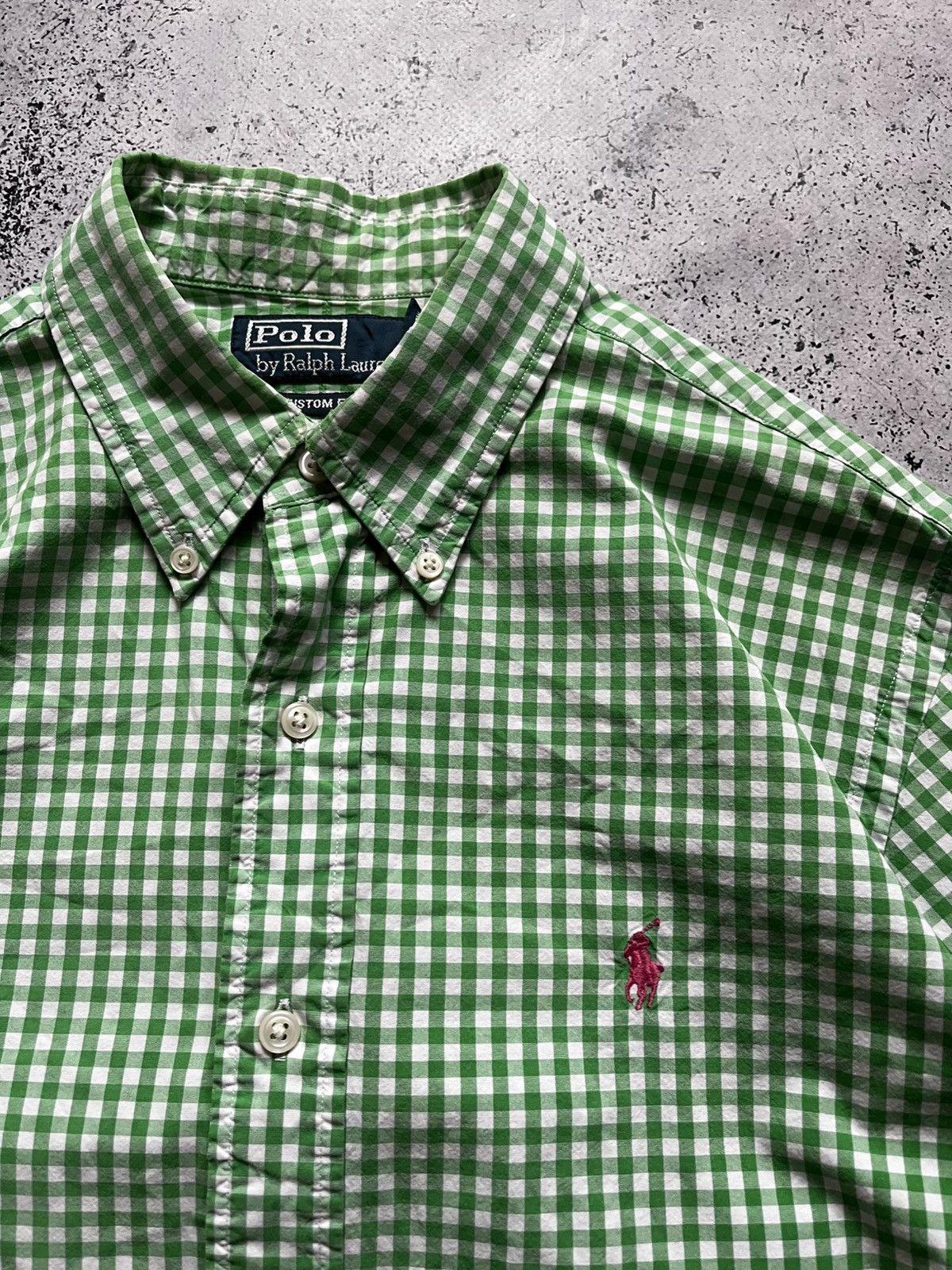 Vintage Vintage Polo Ralph Lauren Checkered Shirt Button Up Y2K USA Size US M / EU 48-50 / 2 - 2 Thumbnail