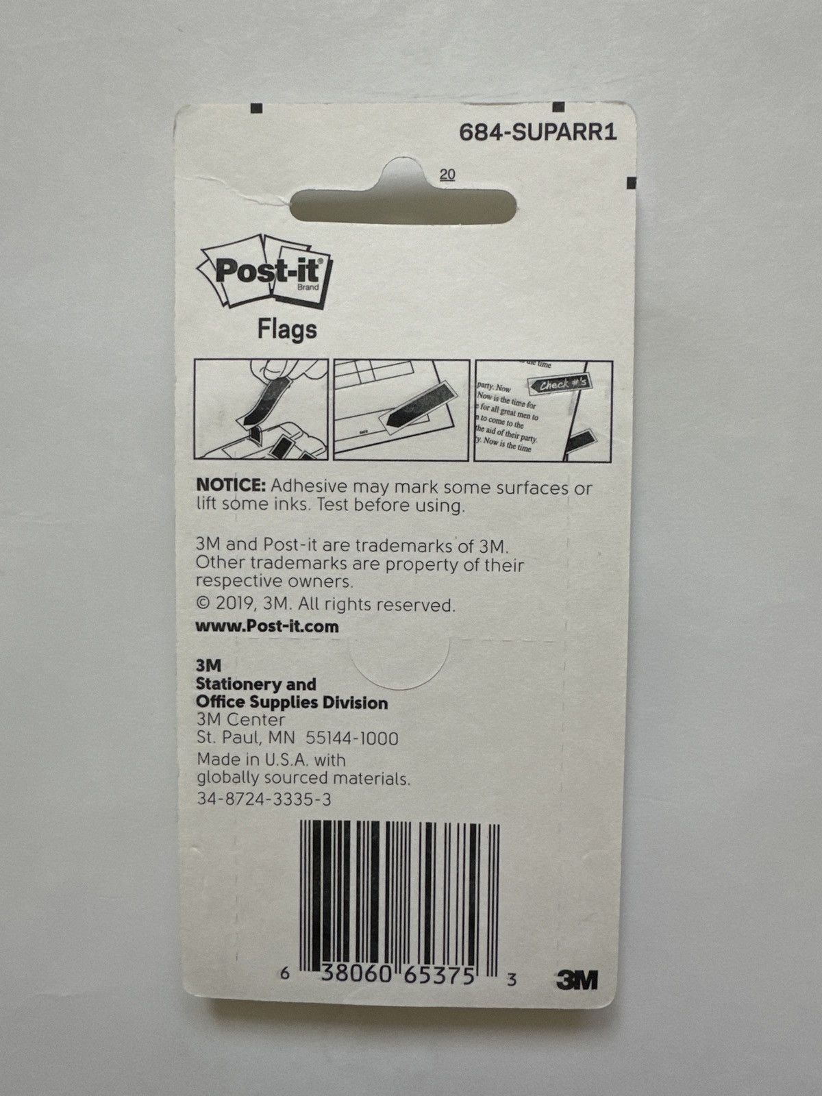 Supreme Supreme post it flags FW 19 Deadstock red Size ONE SIZE - 3 Thumbnail