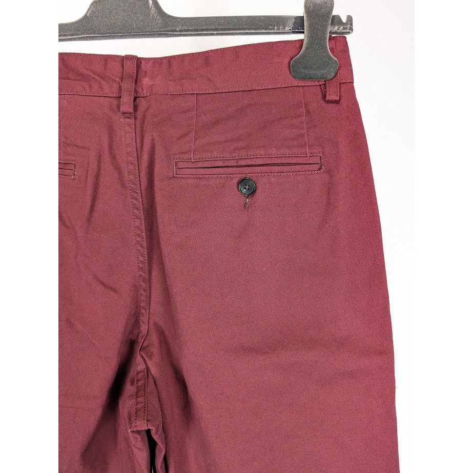 o1rshd1 Twill Double Pleat Pant in Wine