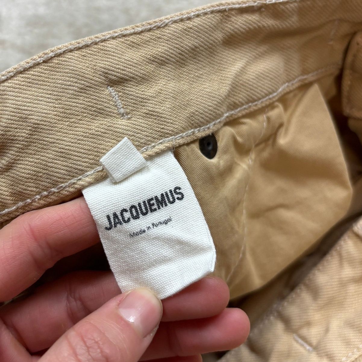 Jacquemus Jacquemus Organic Cotton Chino L'annee 97 Pants Men's 36x30 Size US 36 / EU 52 - 10 Thumbnail