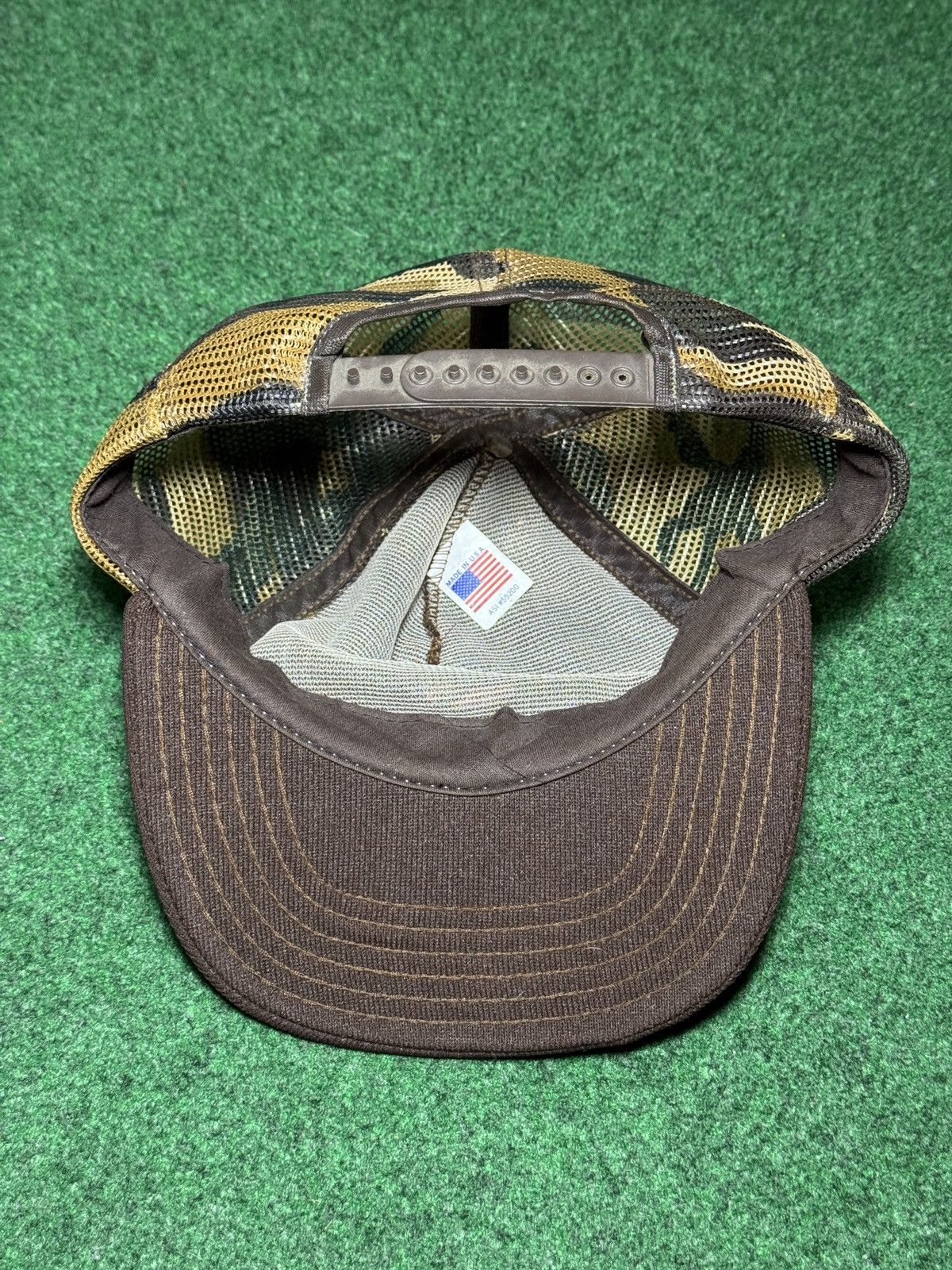 Vintage Coon Buster Vintage Trucker Snapback Racoon Camo 80s Hat Size ONE SIZE - 5 Thumbnail
