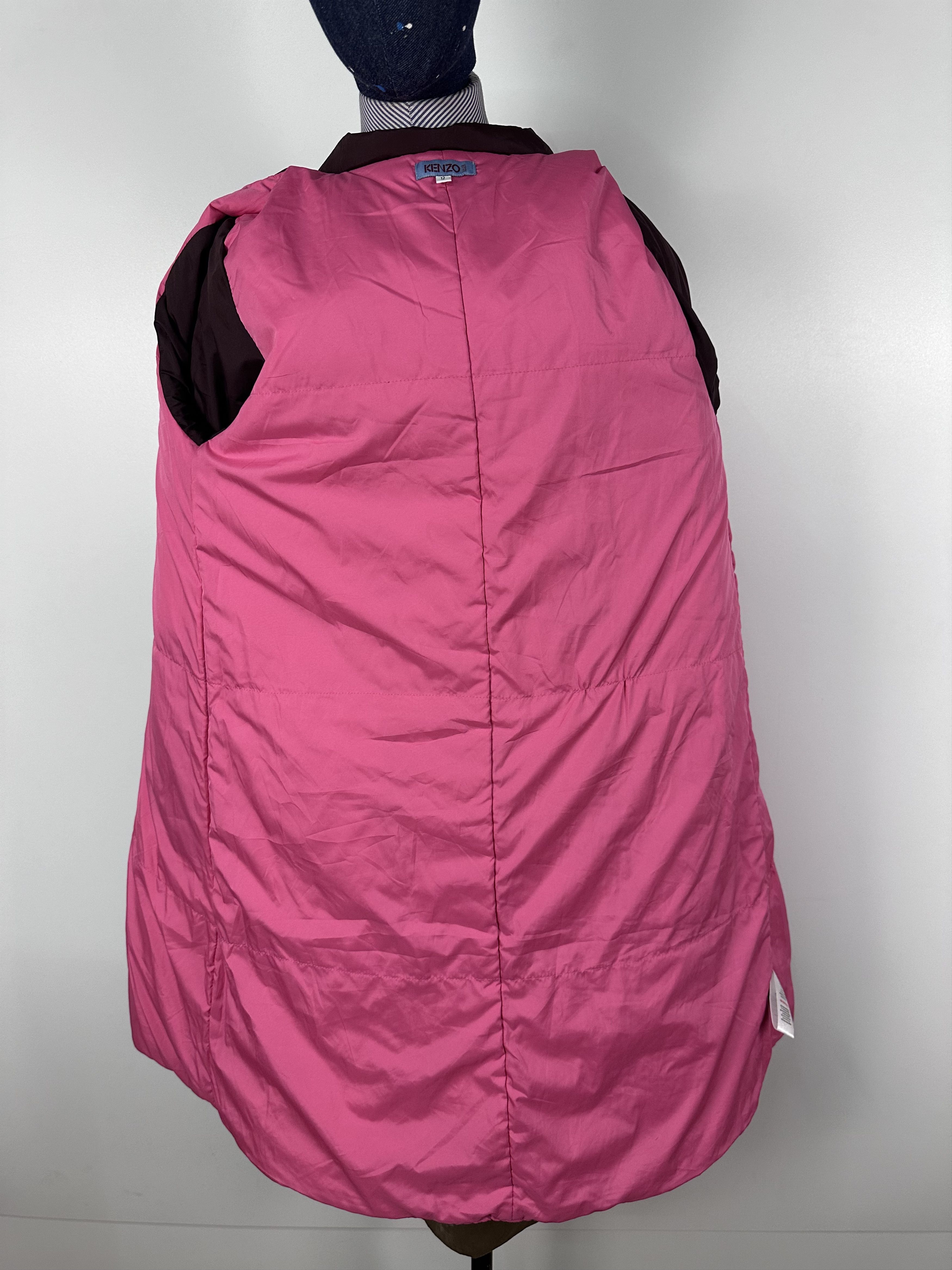 Kenzo Kenzo Junior Womens Coat Long Jacket Burgundy Size 12 Size XL / US 12-14 / IT 48-50 - 13 Thumbnail