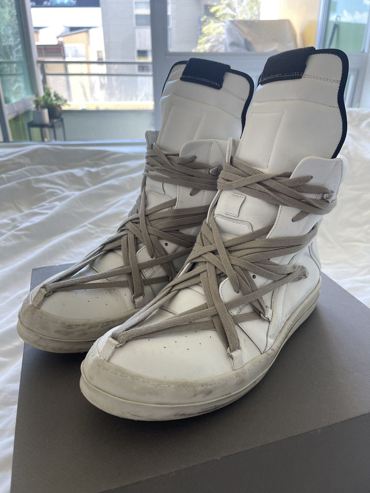 Rick Owens Rick Owens Megalace Geobaskets | Grailed Rick Owens Rick Owens Megalace Geobaskets | Grailed