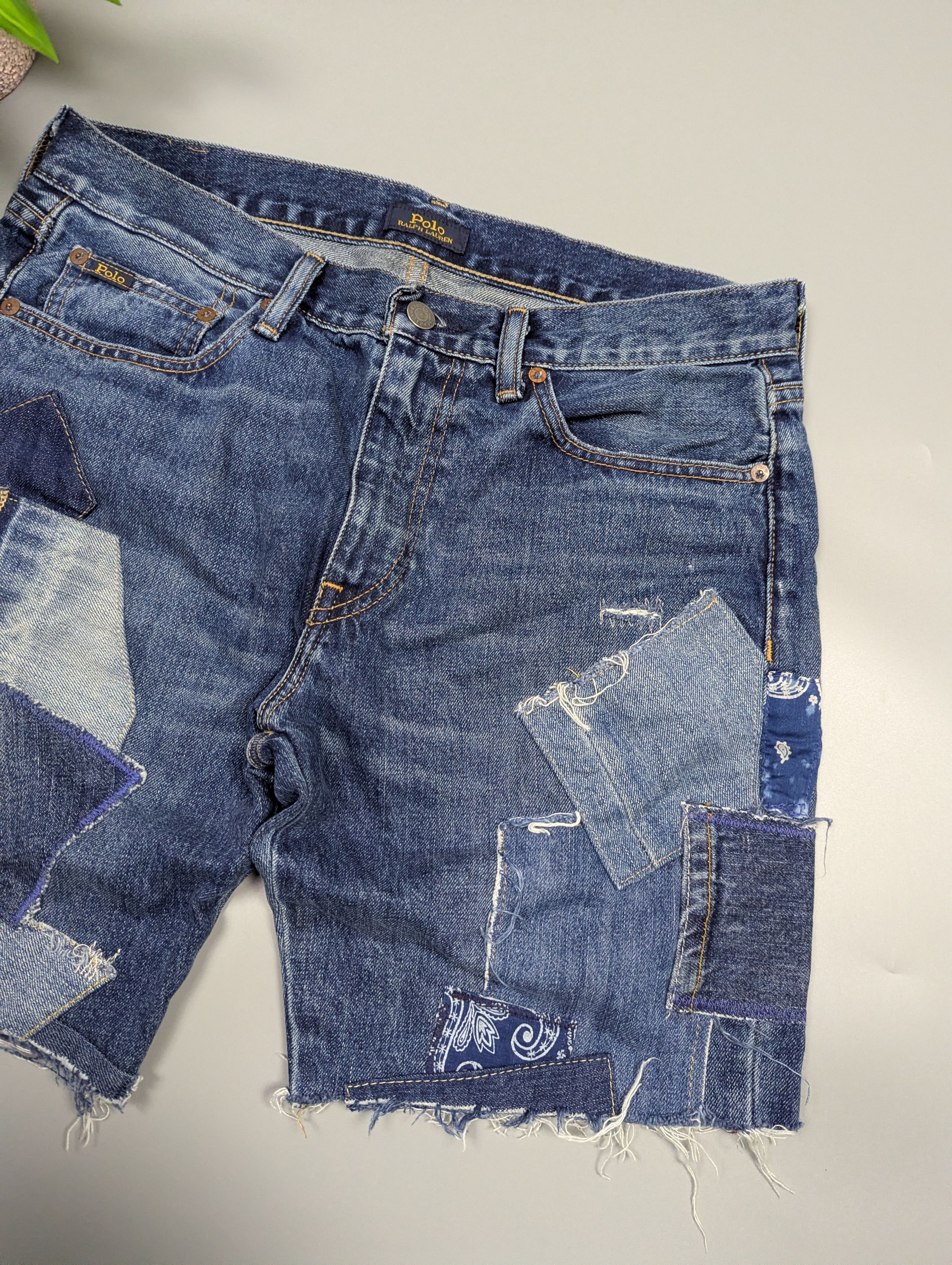Polo Ralph Lauren Polo Ralph Lauren Avery Boyfriend Shorts Patchwork Size 22" - 7 Thumbnail